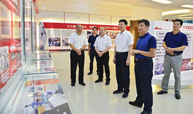 福建省人大常委會黨組書記、副主任張廣敏蒞臨虹潤公司調(diào)研指導